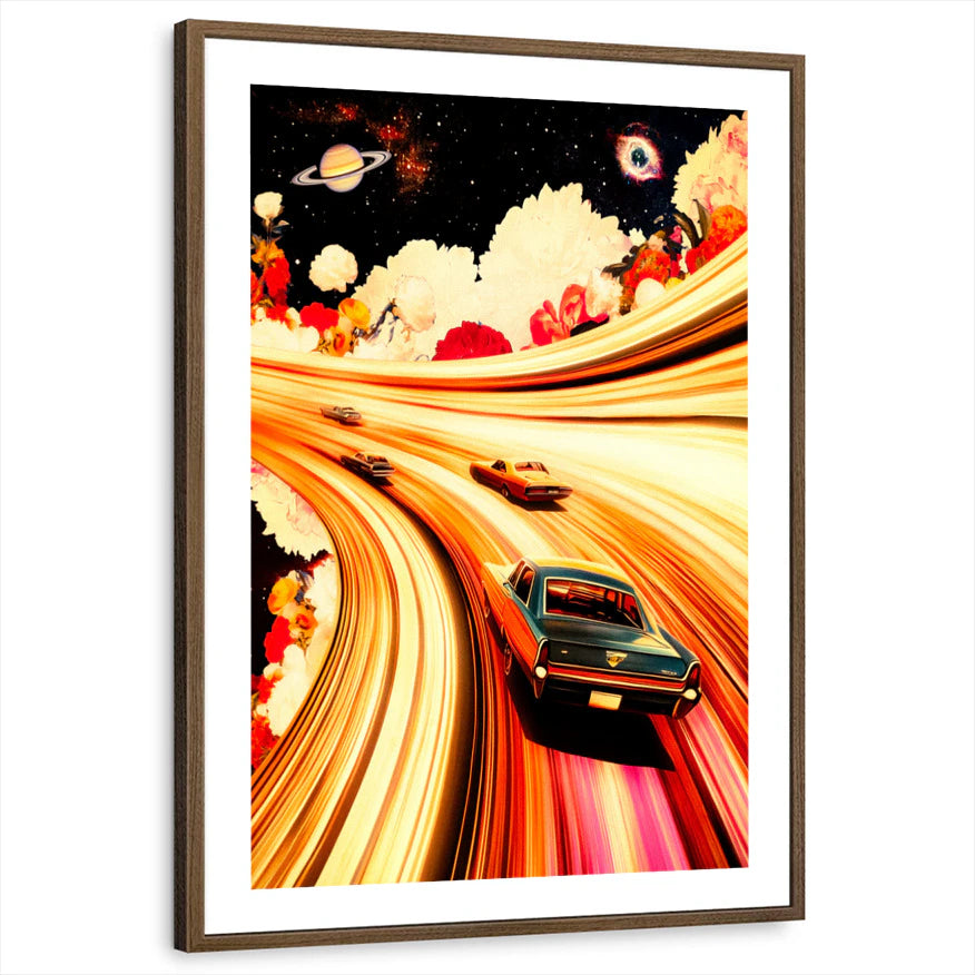 framed-print-brown-walnut-white-border