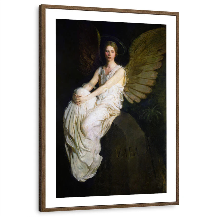 framed-print-brown-walnut-white-border