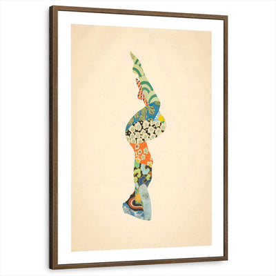 framed-print-brown-walnut-white-border
