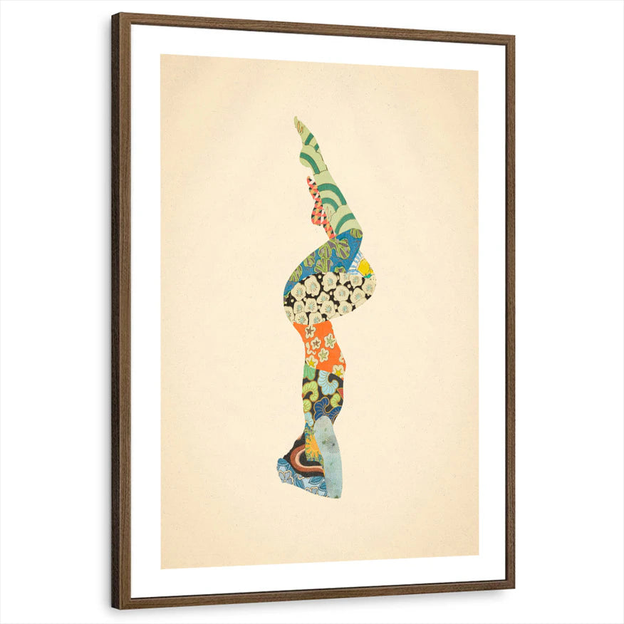 framed-print-brown-walnut-white-border
