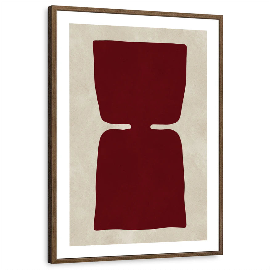 framed-print-brown-walnut-white-border