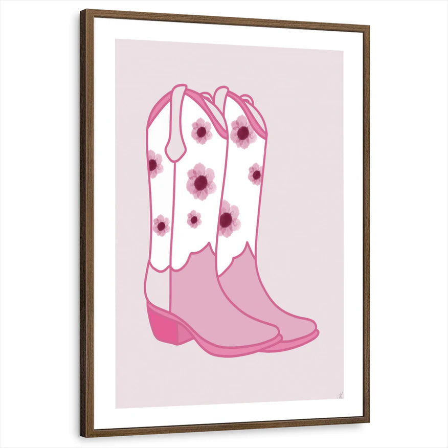 framed-print-brown-walnut-white-border
