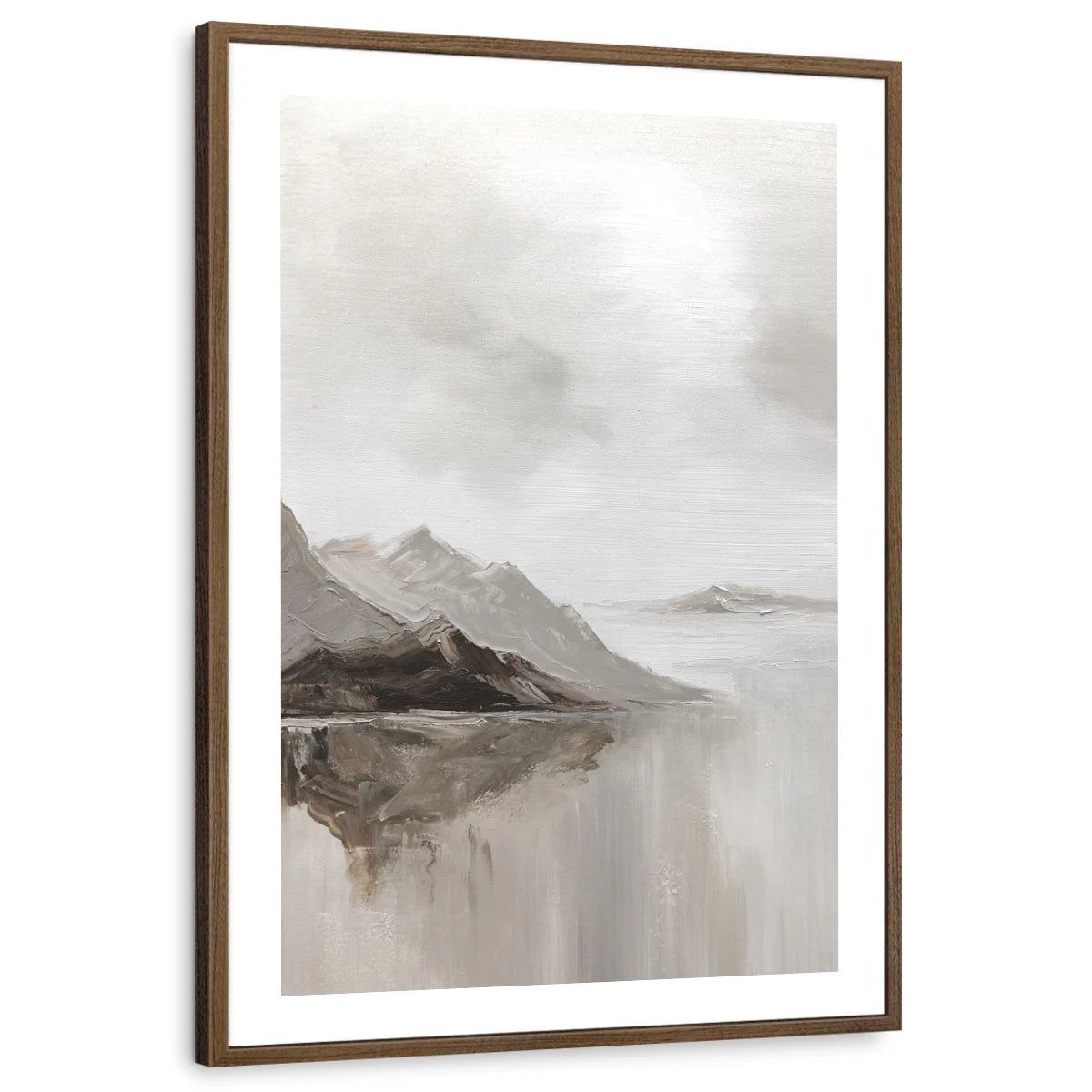 framed-print-brown-walnut-white-border