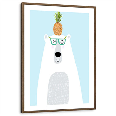 framed-print-brown-walnut-white-border
