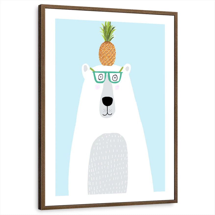 framed-print-brown-walnut-white-border