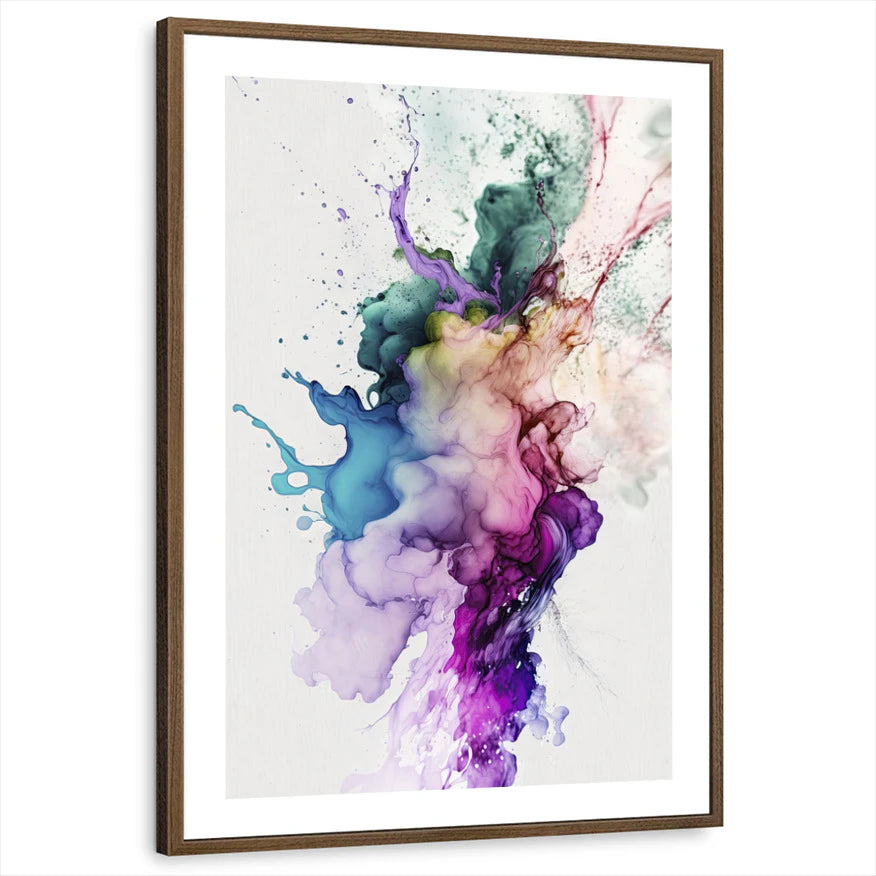 framed-print-brown-walnut-white-border