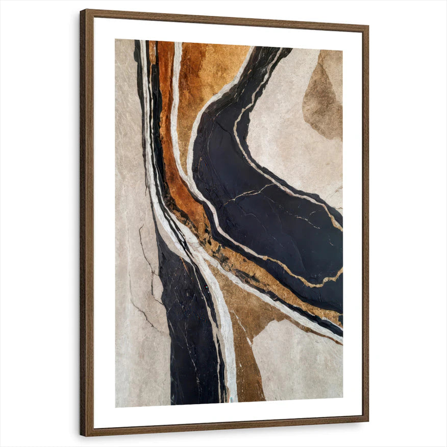 framed-print-brown-walnut-white-border