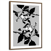 framed-print-brown-walnut-white-border