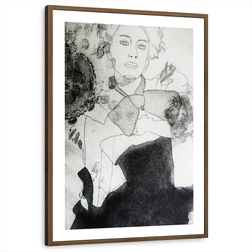 framed-print-brown-walnut-white-border