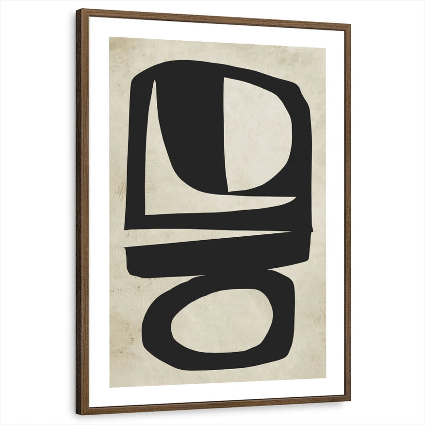 framed-print-brown-walnut-white-border