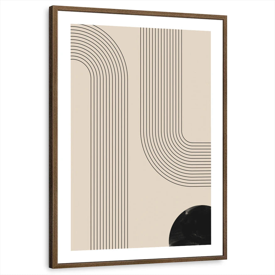 framed-print-brown-walnut-white-border