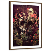framed-print-brown-walnut-white-border