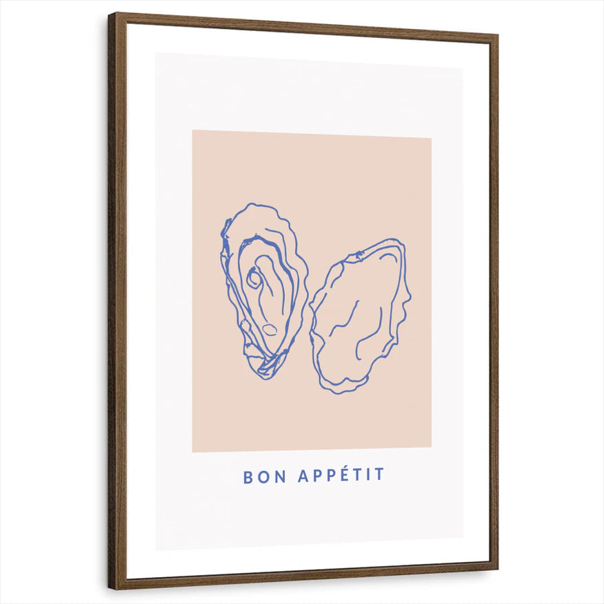 framed-print-brown-walnut-white-border