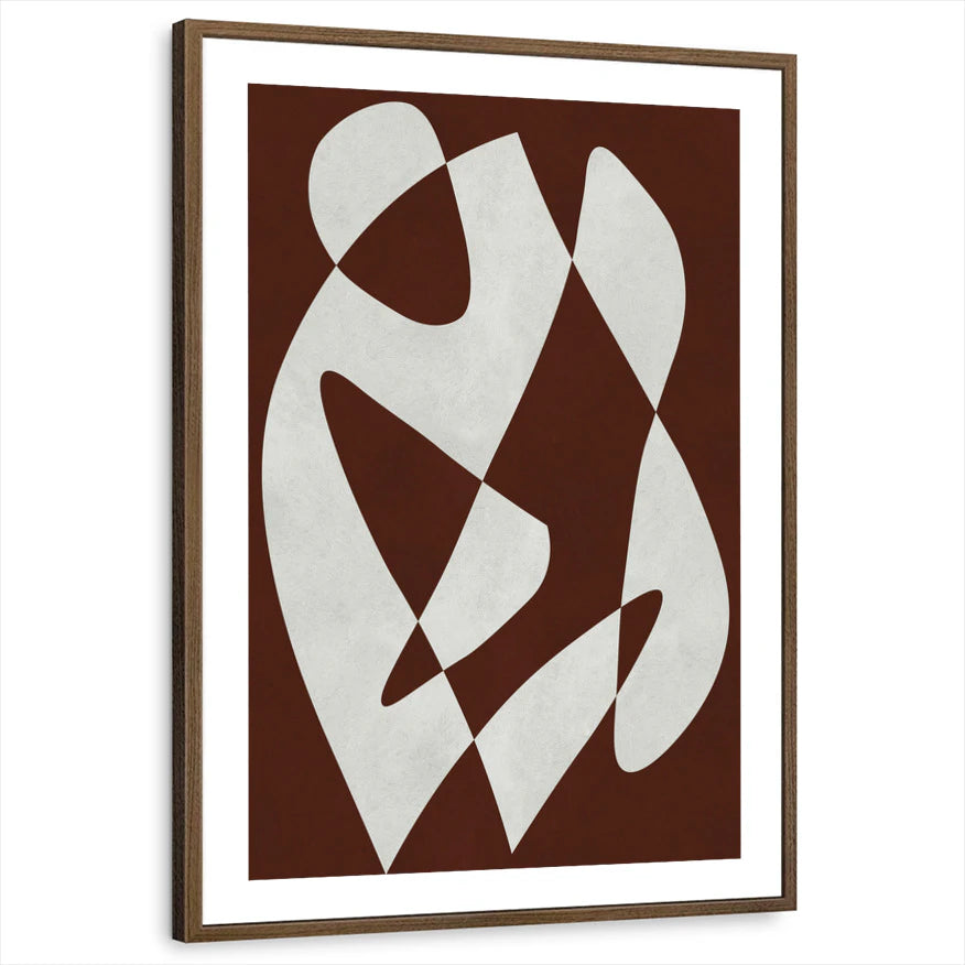 framed-print-brown-walnut-white-border
