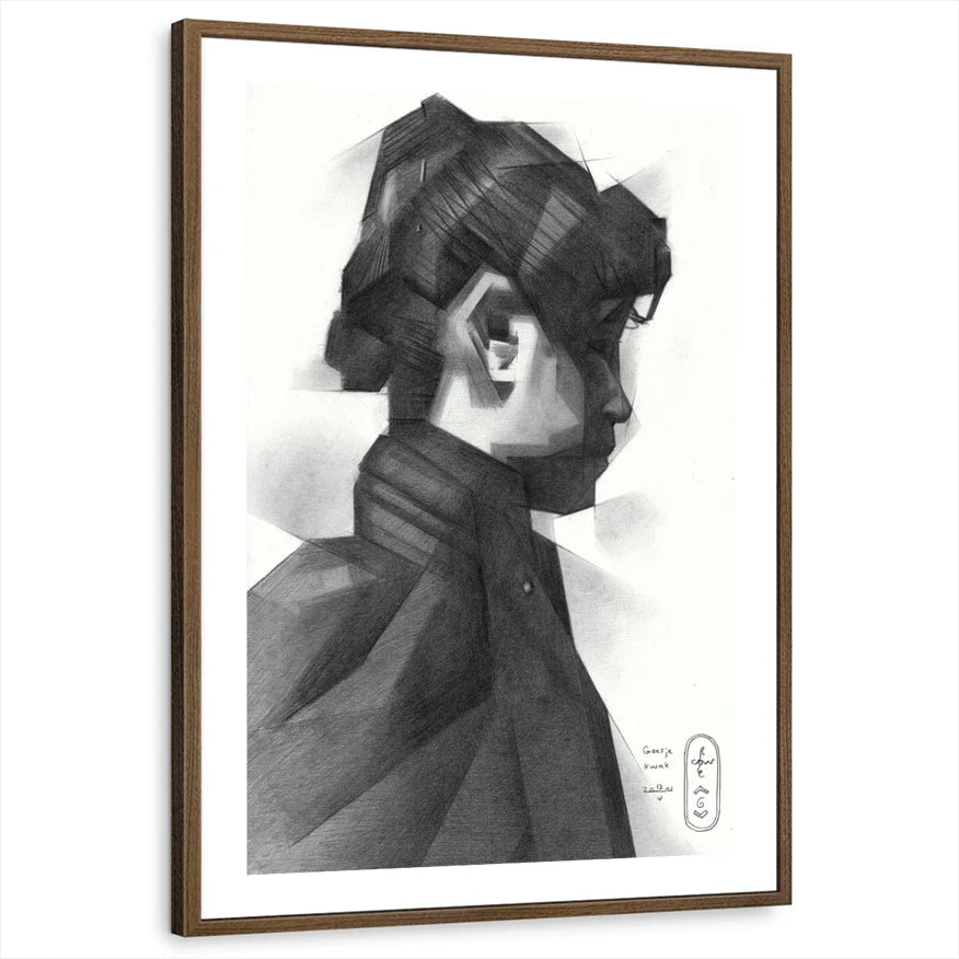 framed-print-brown-walnut-white-border