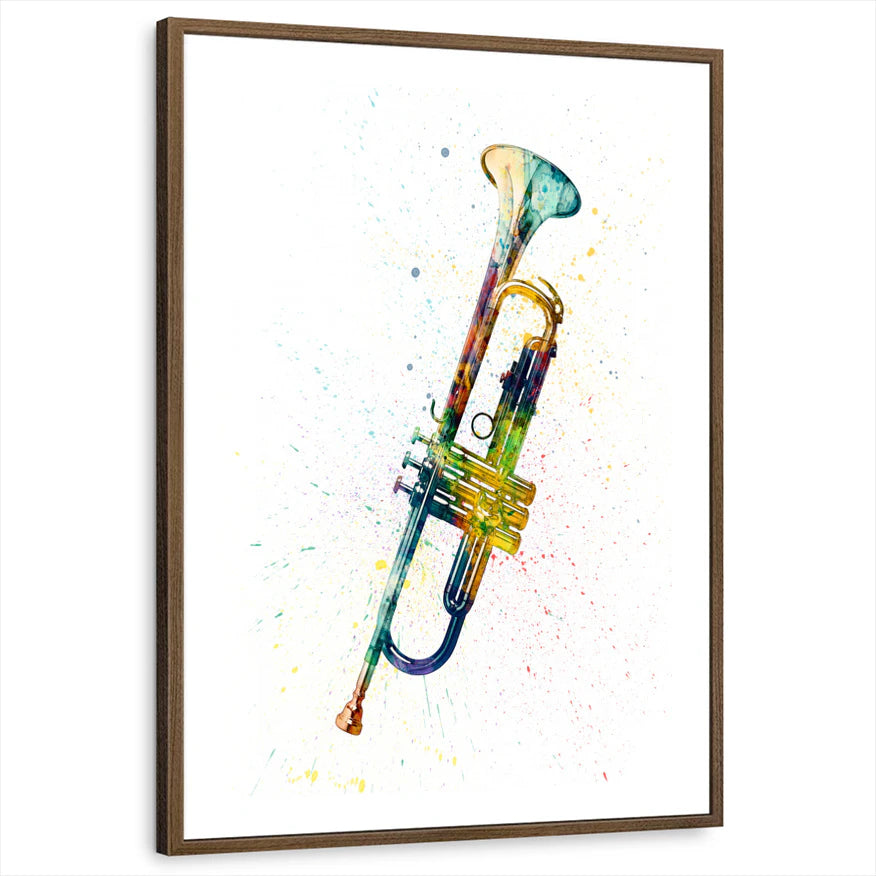 framed-print-brown-walnut-white-border