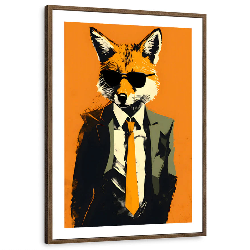 framed-print-brown-walnut-white-border