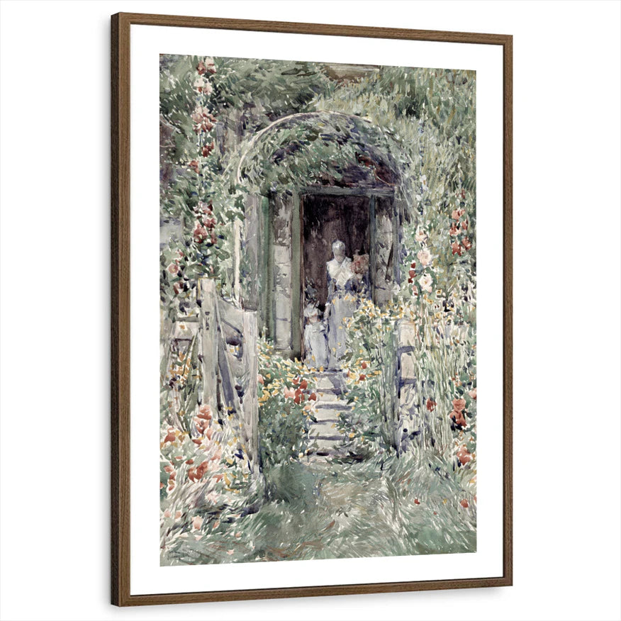 framed-print-brown-walnut-white-border