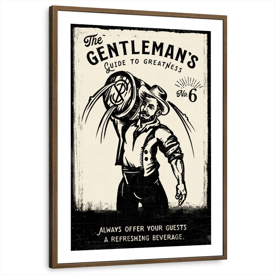 framed-print-brown-walnut-white-border