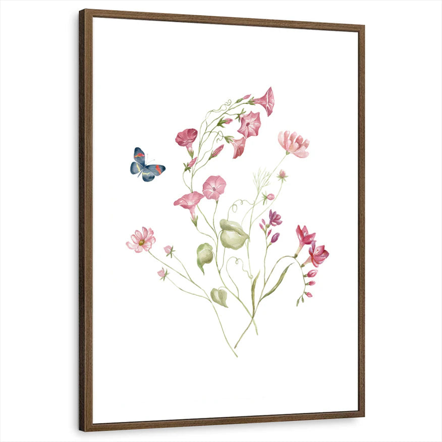 framed-print-brown-walnut-white-border