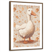 framed-print-brown-walnut-white-border