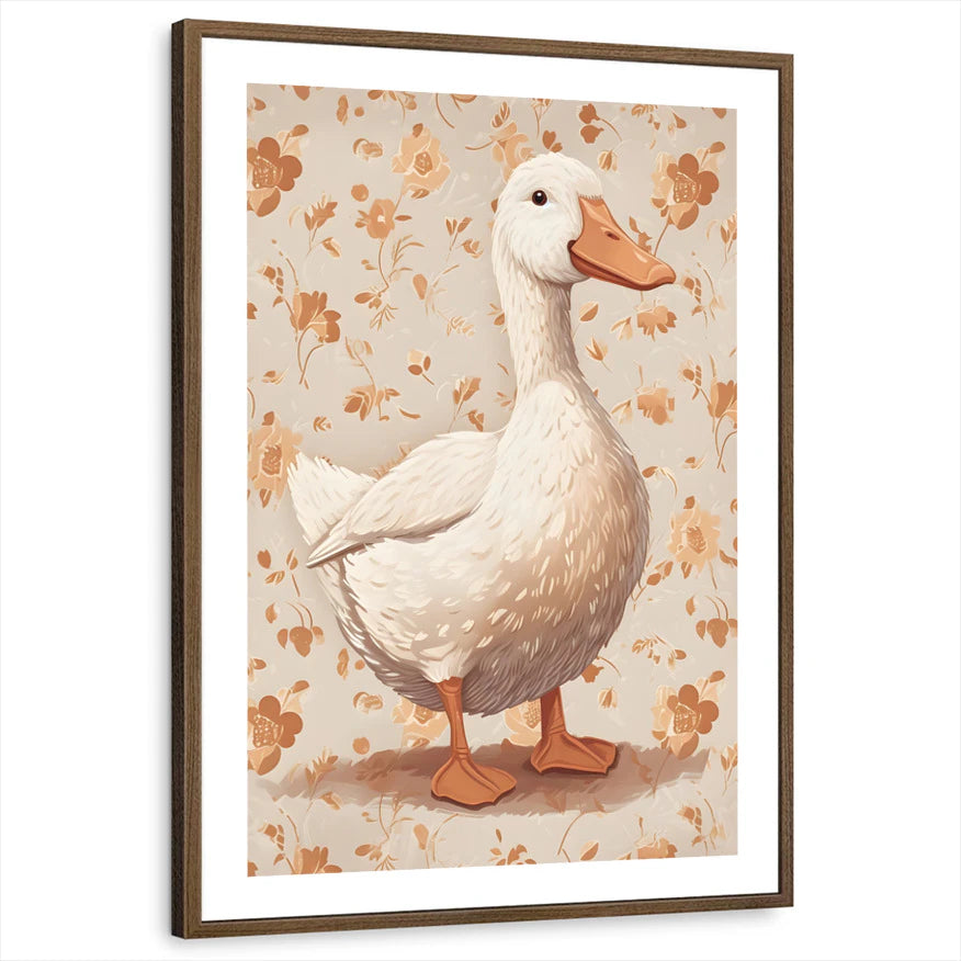 framed-print-brown-walnut-white-border