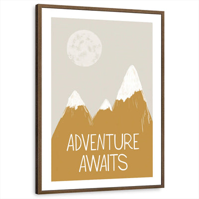 framed-print-brown-walnut-white-border