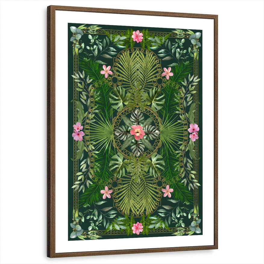 framed-print-brown-walnut-white-border
