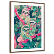 framed-print-brown-walnut-white-border