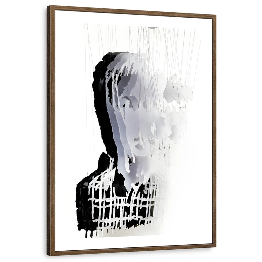 framed-print-brown-walnut-white-border