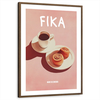 framed-print-brown-walnut-white-border