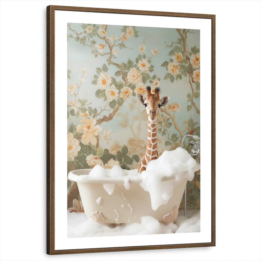 framed-print-brown-walnut-white-border