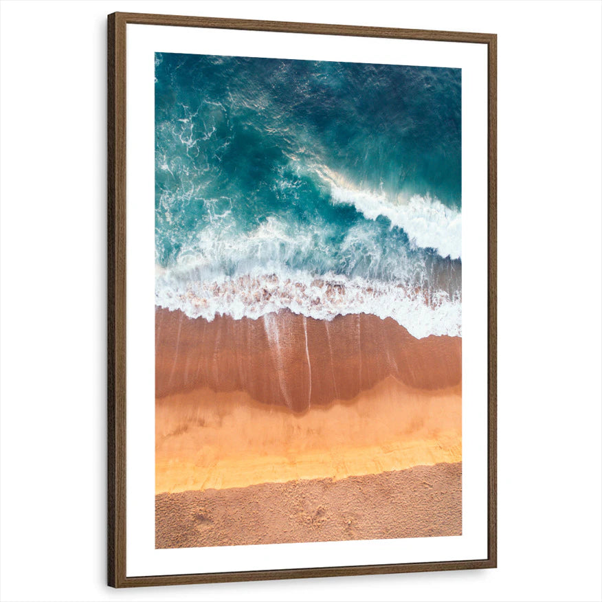 framed-print-brown-walnut-white-border