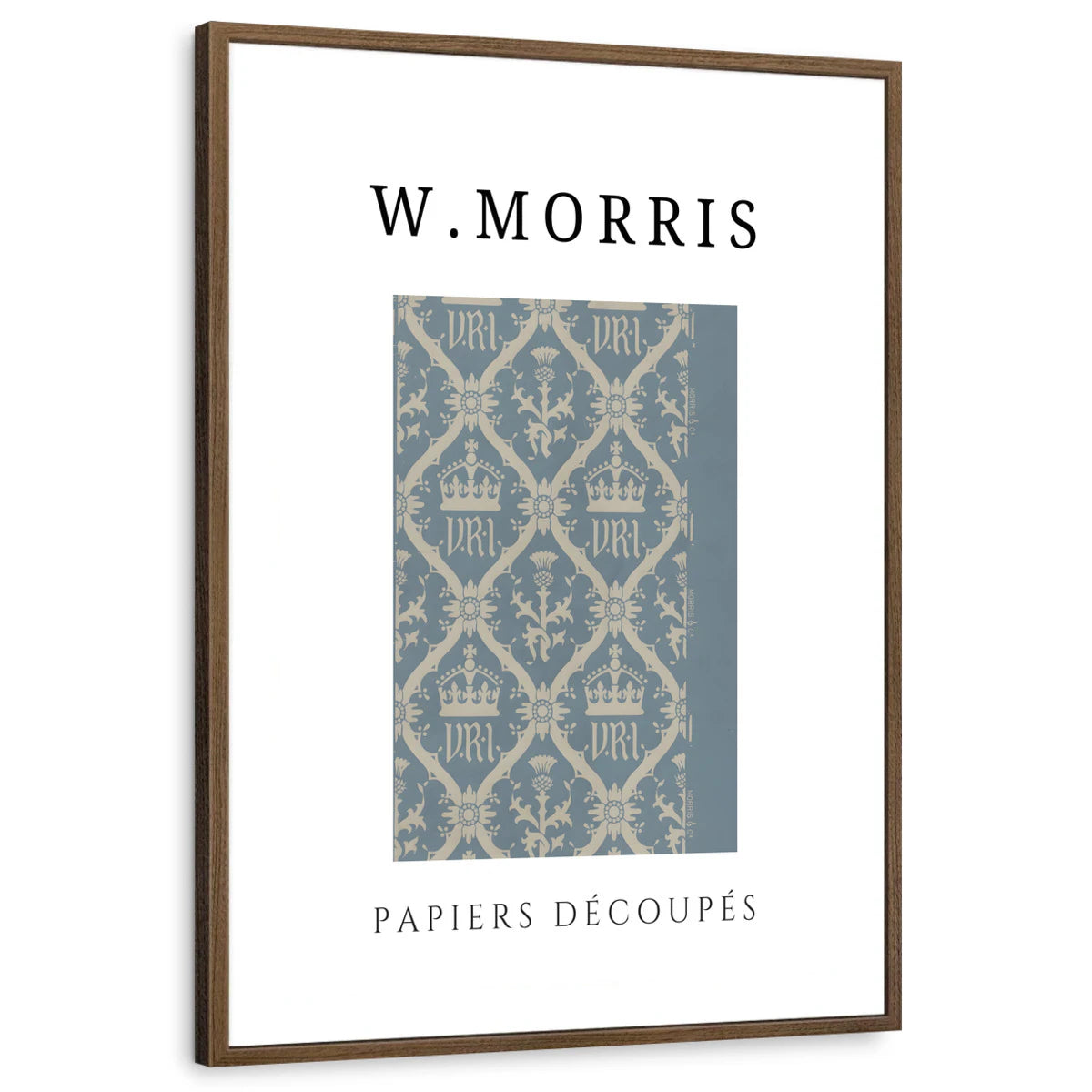 framed-print-brown-walnut-white-border