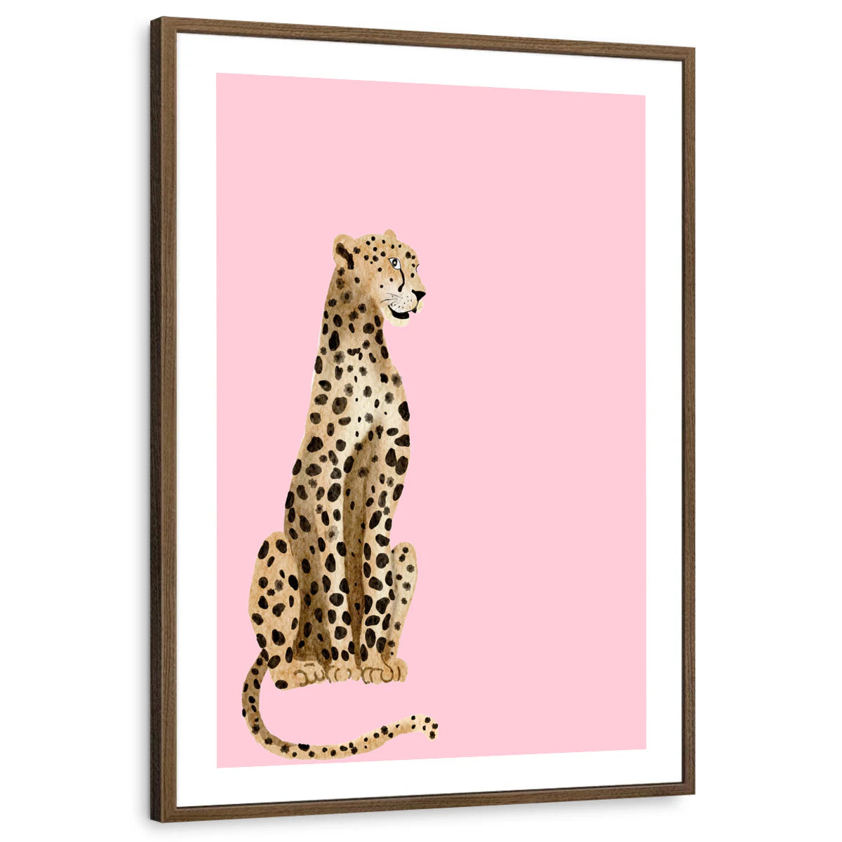 framed-print-brown-walnut-white-border