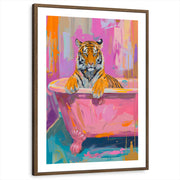 framed-print-brown-walnut-white-border