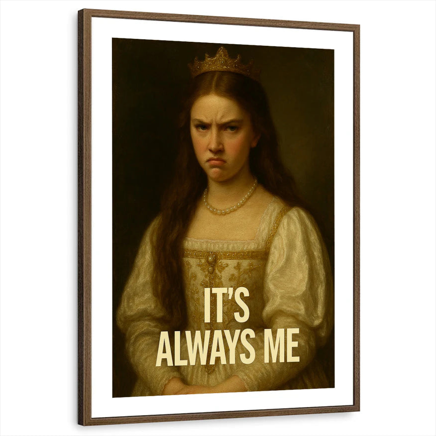 framed-print-brown-walnut-white-border