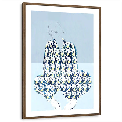 framed-print-brown-walnut-white-border