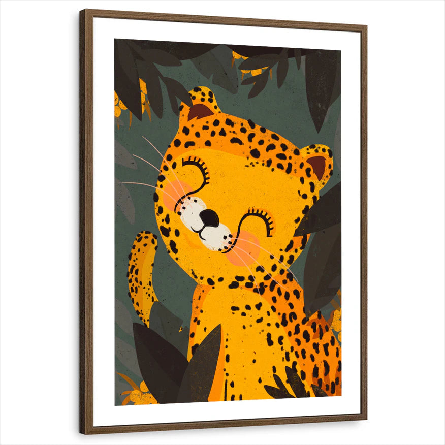 framed-print-brown-walnut-white-border