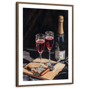 framed-print-brown-walnut-white-border