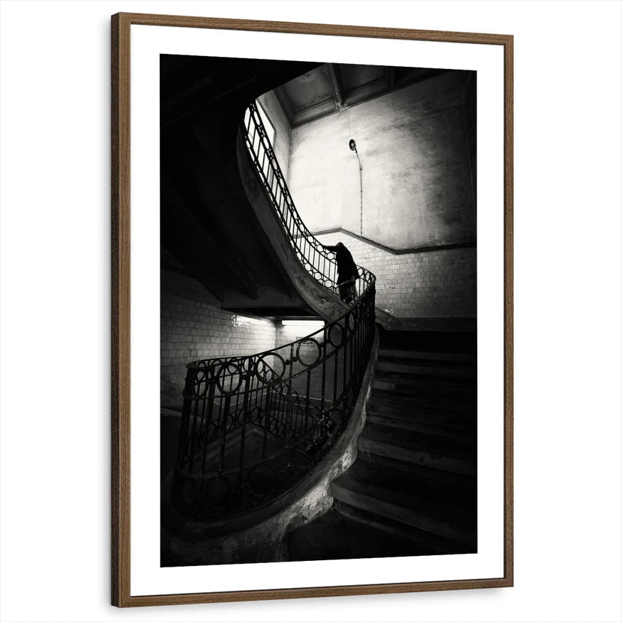 framed-print-brown-walnut-white-border