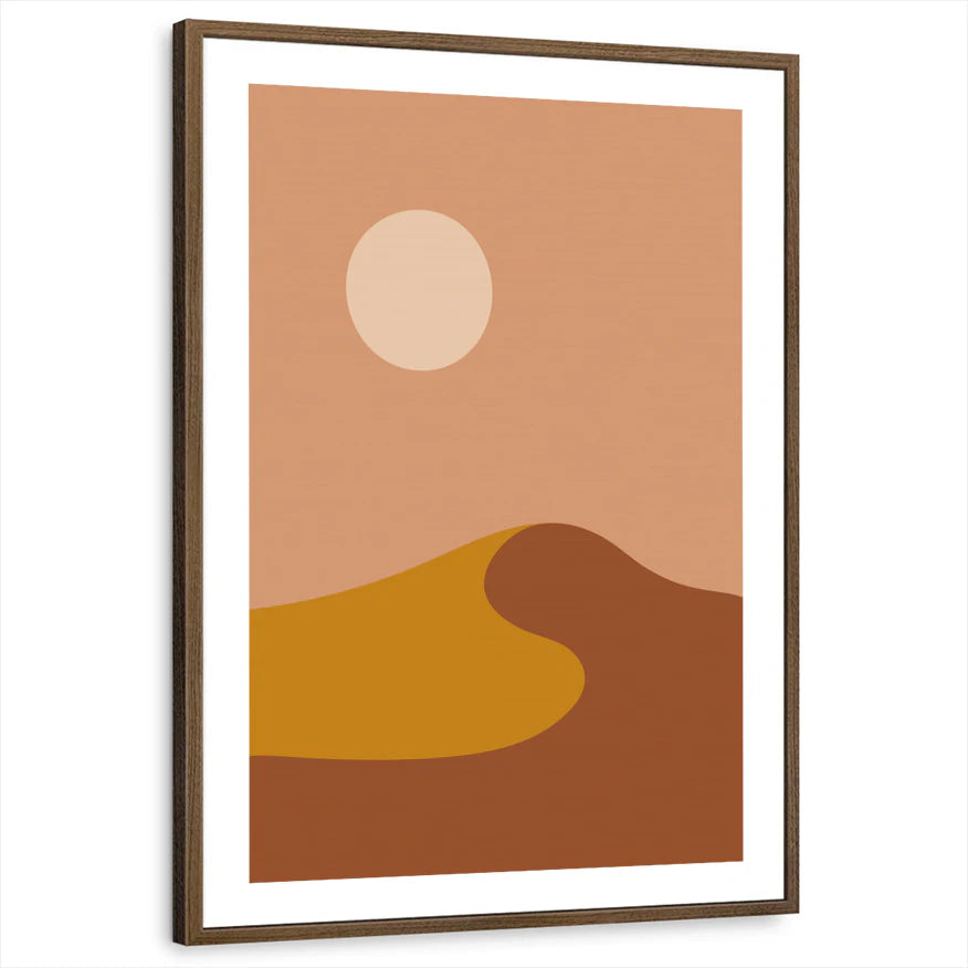 framed-print-brown-walnut-white-border