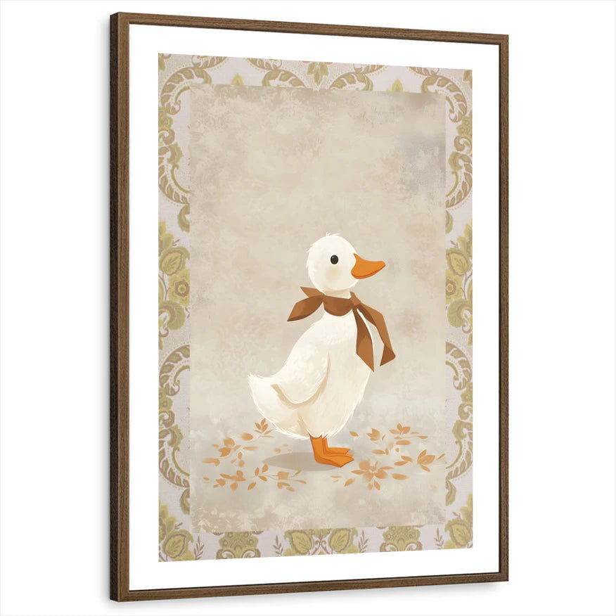 framed-print-brown-walnut-white-border