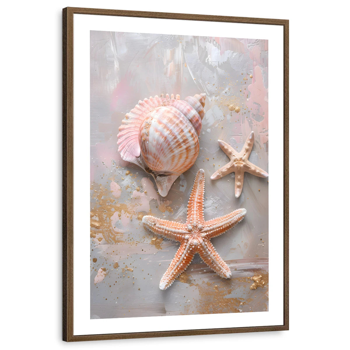 framed-print-brown-walnut-white-border