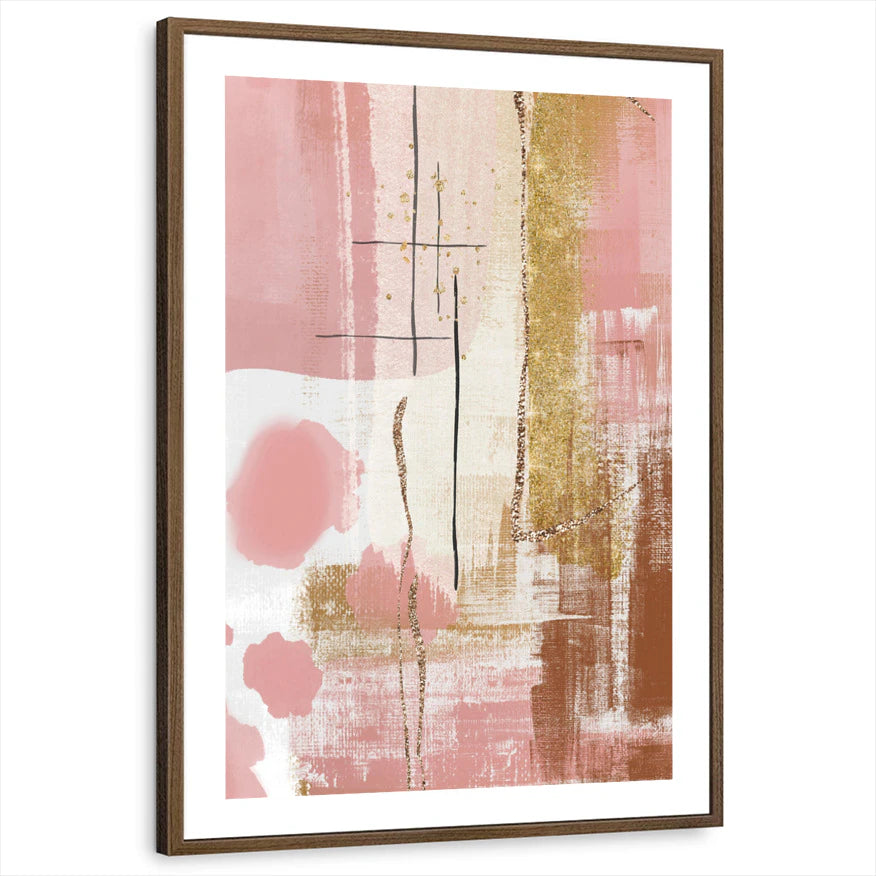 framed-print-brown-walnut-white-border