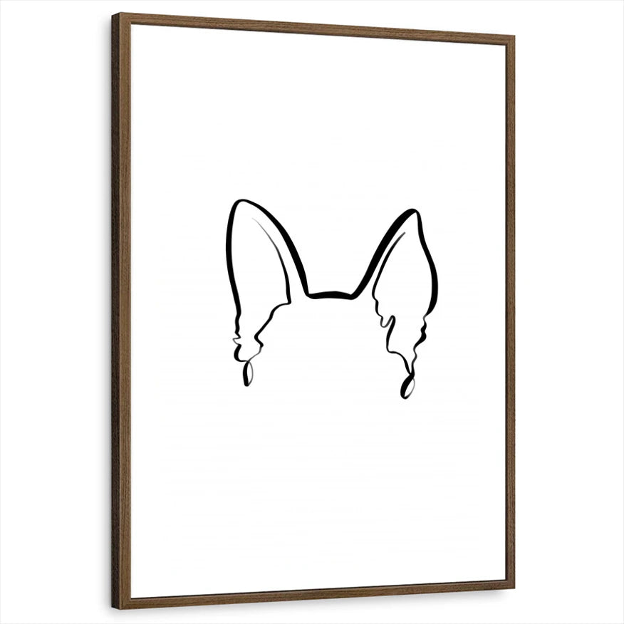framed-print-brown-walnut-white-border