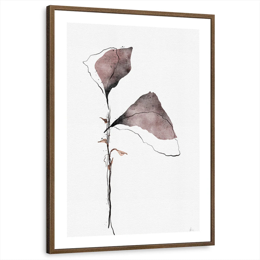framed-print-brown-walnut-white-border