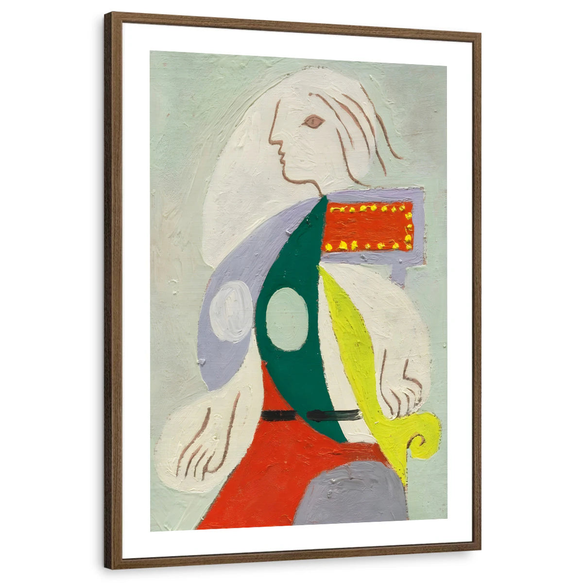 framed-print-brown-walnut-white-border