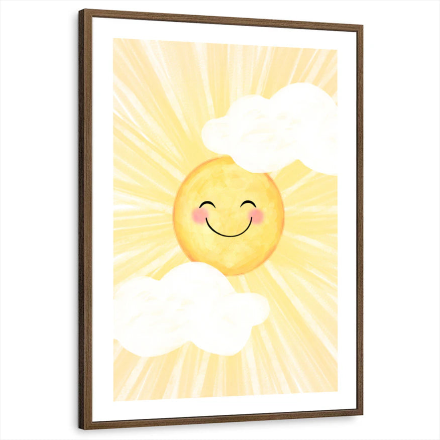 framed-print-brown-walnut-white-border