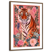 framed-print-brown-walnut-white-border